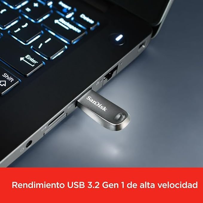 SanDisk SDCZ74-256G-G46 256GB Ultra Luxe USB 3.2 Gen 1 Flash Sürücü, Speed Up to